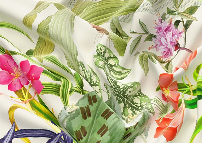 Barbados, Jungle - Motorised Roman Blind - Image 4